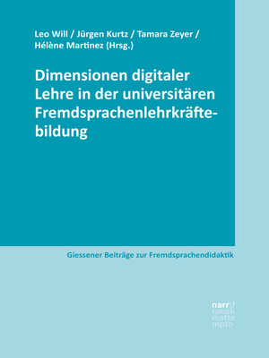 cover image of Dimensionen digitaler Lehre in der universitären Fremdsprachenlehrkräftebildung